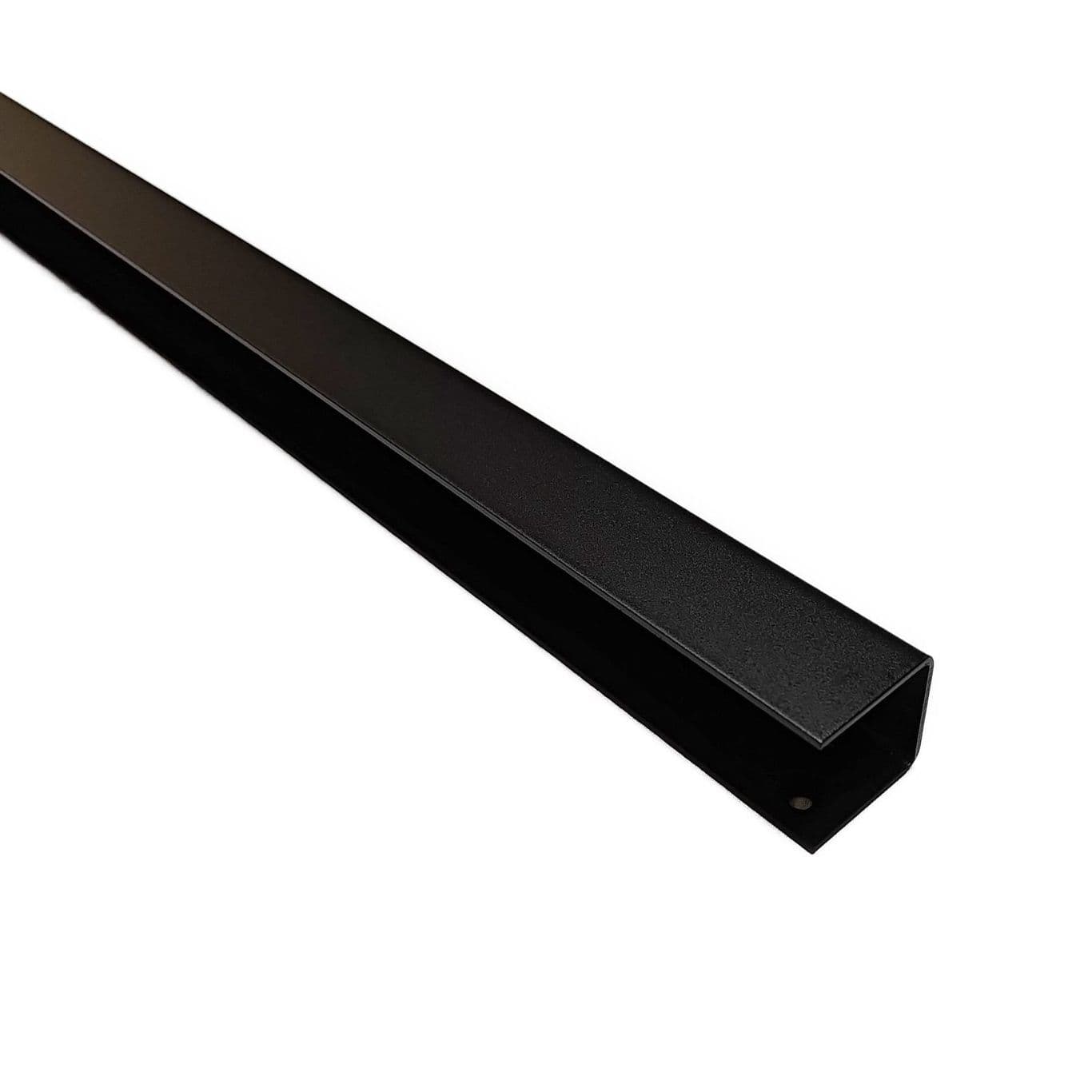 U-Schiene 35 × 35 mm, schwarz pulverbeschichtet
